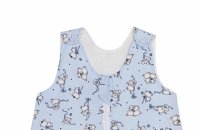 Sac de dormit copii 0.5 tog KidsDecor Loving Bear Blue din bumbac 60 cm - 1