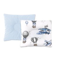 Perna bebelus MimiNu din catifea si bumbac 23x26 cm blue plane - 2