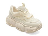 Pantofi sport GRYXX albi pentru femei, model 25900 din material textil - 1