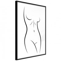 Poster - Minimalist Nude, cu Ramă neagră, 40x60 cm - 1
