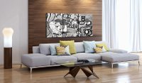 Tablou - Silver Kiss 60x30 cm - 2