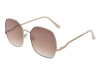 Ochelari de soare ALDO ODRAQUELLE 102 aurii din metal pentru femei - 1