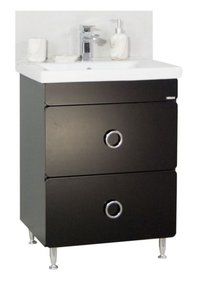 Set Baza front MDF si Lavoar seria 780, 60 cm, negru - 1
