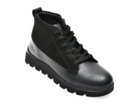 Ghete negre GRYXX 13291 din nabuc pentru confort si stil - 1