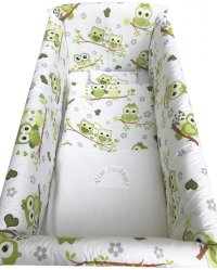 Lenjerie de pat Maxi Bufnite indragostite 120x60 cm - 1
