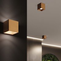 Aplica de Perete Quad Auriu 10x12.5x10 cm de la Sollux Lighting - 7