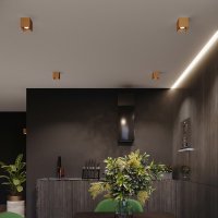 Aplica de Perete Quad Auriu 10x12.5x10 cm de la Sollux Lighting - 9