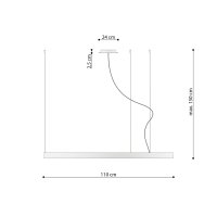 Candelabru LED Rio Auriu 4000K - 110x110x150 cm - 10