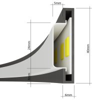 Candelabru LED Rio Auriu 4000K - 110x110x150 cm - 16