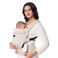 Marsupiu ergonomic si usor PureHug Cozy Khaki Momcozy - 4