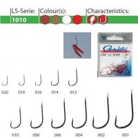 Carlige Gamakatsu LS-1010R - 25 bucati, Marimea 6 pentru Pescuit cu Larve - 1