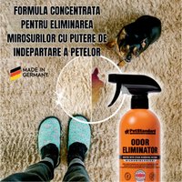 SHAW PetStandard solutie profesionala enzimatica pentru eliminarea mirosurilor & curatare urina, fecale, voma câini și pisici, 750ml - 4