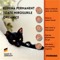 SHAW PetStandard solutie profesionala enzimatica pentru eliminarea mirosurilor & curatare urina, fecale, voma câini și pisici, 750ml - 6