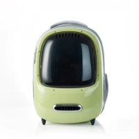 Rucsac cu hublou PETKIT Cat Travel Bag 2, Ventilare, Sistem iluminare, Green - 1