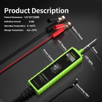 Tester Circuite Electrice Auto TopDiag P60, 6-30V, Diagnostic cu afisaj LCD, Detectie Scurtcircuit - 6