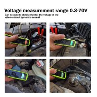 Tester Circuite Electrice Auto TopDiag P60, 6-30V, Diagnostic cu afisaj LCD, Detectie Scurtcircuit - 2