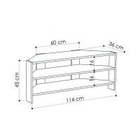 Comoda TV Thales Corner - Nuanta Light Mocha - 3