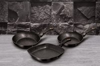 Set 3 tigai, negru Rose Collection - 4