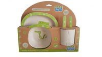 Set 5 piese alimentatie Crazy Animals Crocodil - 2