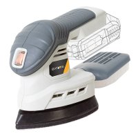 Slefuitor triunghiular cu vibratii Maxxpack Collection Batavia 7063093, 18 V, 12000 rpm - 1