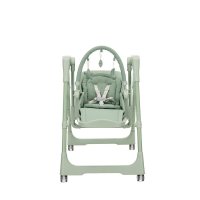 Nomino Green, leagan electric si scaun de masa 2 in 1, cu Bluetooth, telecomanda si 3 viteze de leganare - 4