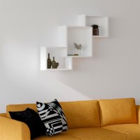 Raft Suspendat Byran, Alb, 98x20x73cm - 1