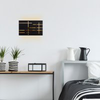 Aplica 622 Negru - Dimensiuni 35x10x22 cm - 1