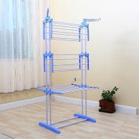 Uscator Vertical Mobil si Pliabil pentru Rufe cu Suport pentru Umerase - inaltime 173cm - 2