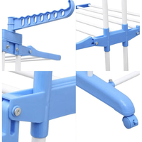 Uscator Vertical Mobil si Pliabil pentru Rufe cu Suport pentru Umerase - inaltime 173cm - 3