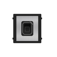 Cititor biometric si card Mifare pentru videointerfon modular Hikvision DS-KD-MFB/S, carcasa din inox - 1