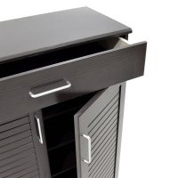 Dulap pentru pantofi Sante, 20 de perechi, finisaj wenge, 80 x 37 x 123 cm - 7