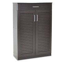 Dulap pentru pantofi Sante, 20 de perechi, finisaj wenge, 80 x 37 x 123 cm - 2