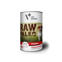 Raw Paleo Puppy, Conserva Monoproteica, Vita, 400 g - 1