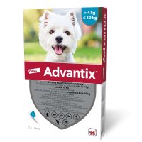 ADVANTIX, deparazitare externă câini, pipetă repelentă ADVANTIX 100, deparazitare externă câini, pipetă repelentă, S(4 - 10kg), 1buc - 2