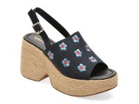 Sandale GRYXX albastre, 979, din material textil - 1