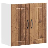 Dulap de Bucatarie Lucca din Lemn Vechi - Model cu 2 Uși, Dimensiuni 60x31x60 cm - 1