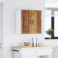 Dulap de Bucatarie Lucca din Lemn Vechi - Model cu 2 Uși, Dimensiuni 60x31x60 cm - 4