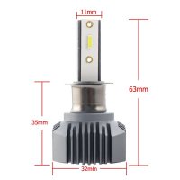 Set 2 LED-uri Auto Techstar® S1, H3, 40w, 4000 Lumeni, 6500K, AUTO, 12-24 Volti, CSP, Canbus, Radiator Aluminiu - 6