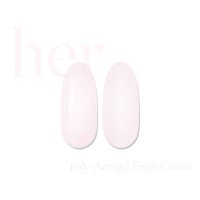 Her Poly-Acrygel FRESH CREAM 30g - Gel de unghii pentru un finish perfect - 1