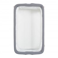 Patut pentru bebelusi Moni Kalinihta Premium Grey 90x53x74 cm, cu suport pentru accesorii,plasa insecte si saltea inclusa, recomandat de la nastere pana la o greutate de maxim 11 kg - 1