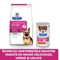HILL'S Prescription Diet Gastrointestinal Biome, Pui cu Legume, dietă veterinară câini, conservă hrană umedă, sistem digestiv, 354g - 7