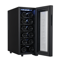 Frigider pentru vinuri Zilan ZLN4682 Negru, 33L, 50W, iluminare interioara - 8