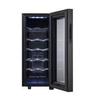 Frigider pentru vinuri Zilan ZLN4682 Negru, 33L, 50W, iluminare interioara - 3