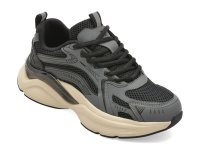 Pantofi sport GRYXX negri, 608, din material textil si piele naturala - 1