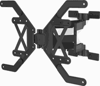 Suport TV de perete Hama 220850, pivotant, pentru televizoare de 37-90 inch, max. 40 kg, negru - 1