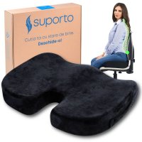 Perna ortopedica pentru sezut si coccis Suporto din spuma cu memorie si cu fermitate extra - 3