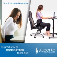 Perna ortopedica pentru sezut si coccis Suporto din spuma cu memorie si cu fermitate extra - 5