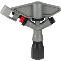 Aspersor suprateran din plastic cu duza de 6.5 mm, 1 tol, gri - 1