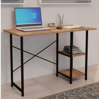 Birou Colbin Homs cu rafturi metalice, 110x70x50 cm - 1