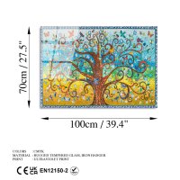 Tablou din sticlă temperată UV Multicolor 70x100 cm - 9